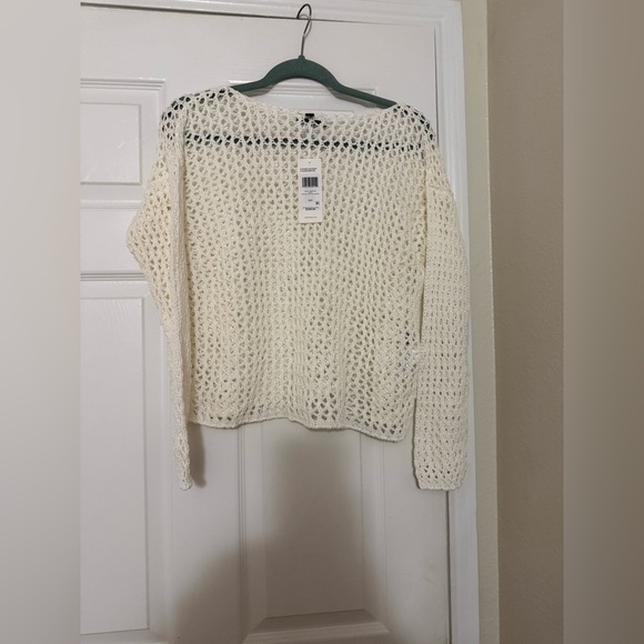 Eileen Fisher Peruvian Organic Cotton Cord Bateau Neck Top - Picture 2 of 14